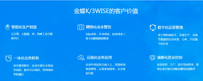 金蝶K3WISE客户价值