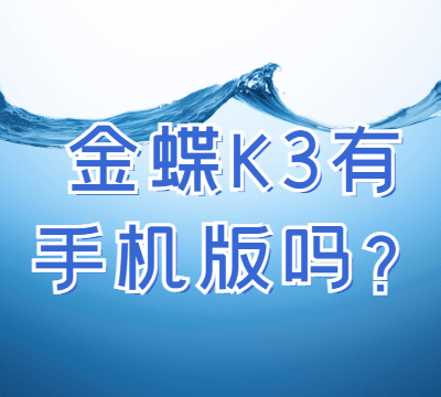 金蝶K3有手机版吗？